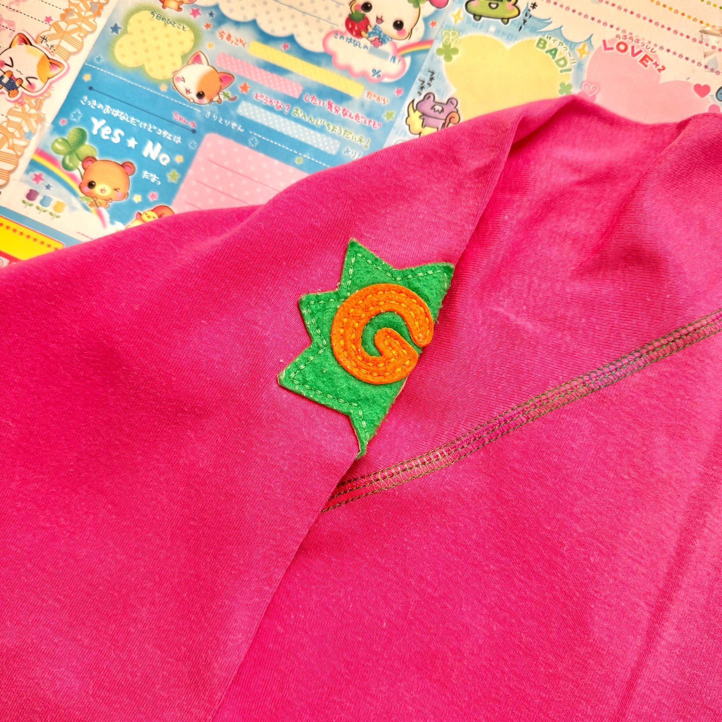 Angel Blue ♡ Patches Long-Sleeve T-Shirt