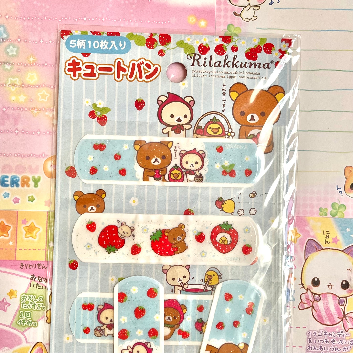 2009 Rilakkuma Strawberry Aid Bandages