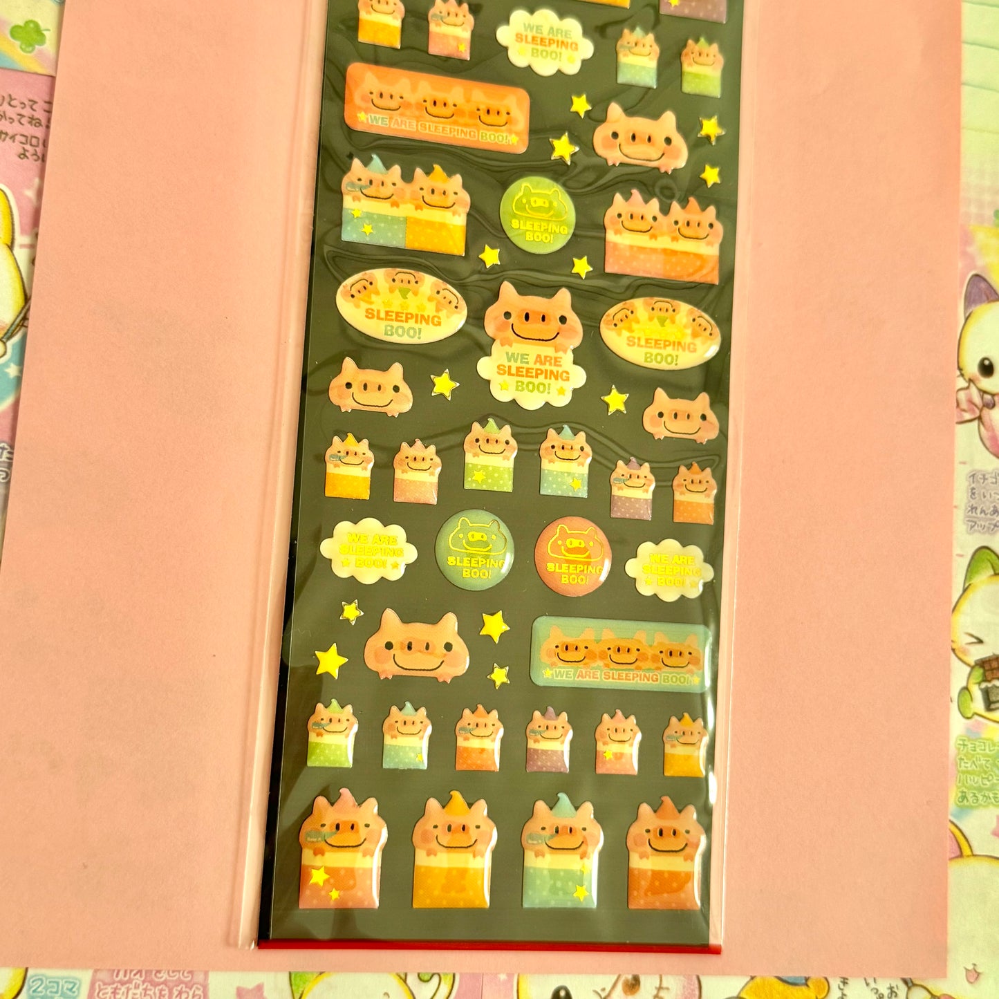 Mind Wave Seals ♡ Sleeping Boo! Sticker Sheet