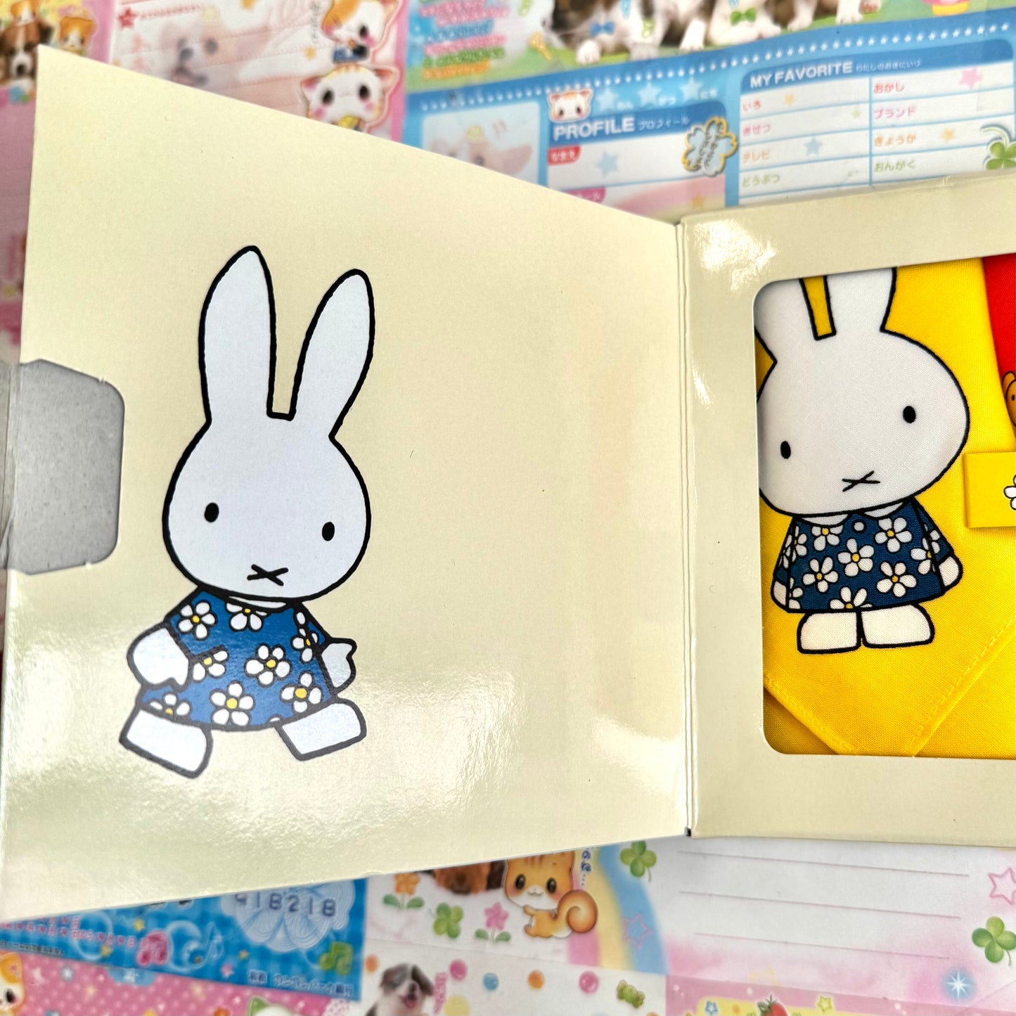 Retro Miffy ♡ Miffy’s Birthday 2 Handkerchiefs