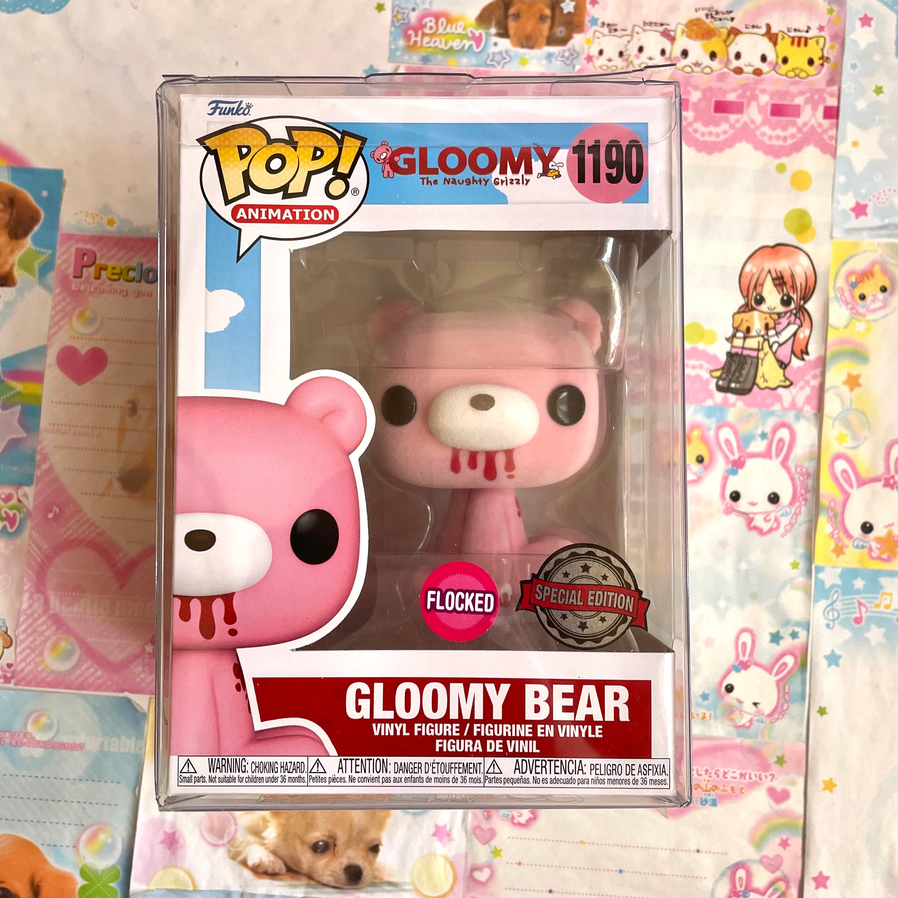 Funko Pop! Animation Gloomy Bear 1190 Exclusivo Flocked Original - Moça Funko Pop! Animation Gloomy Bear 1190 Exclusivo Flocked Original - Moça