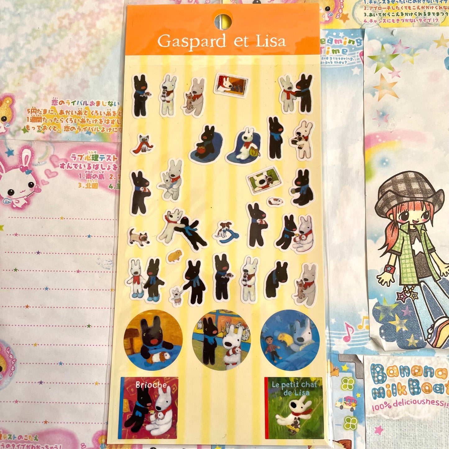 Used Gaspard et Lisa Sticker Sheet