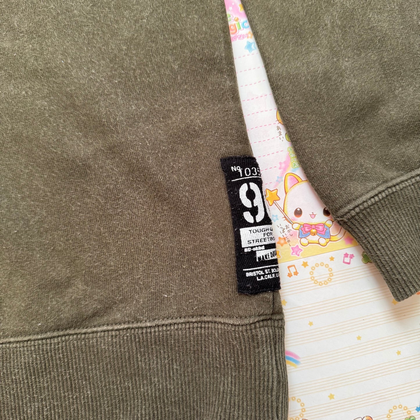 Blue Cross ☆ Army Green Sweatshirt