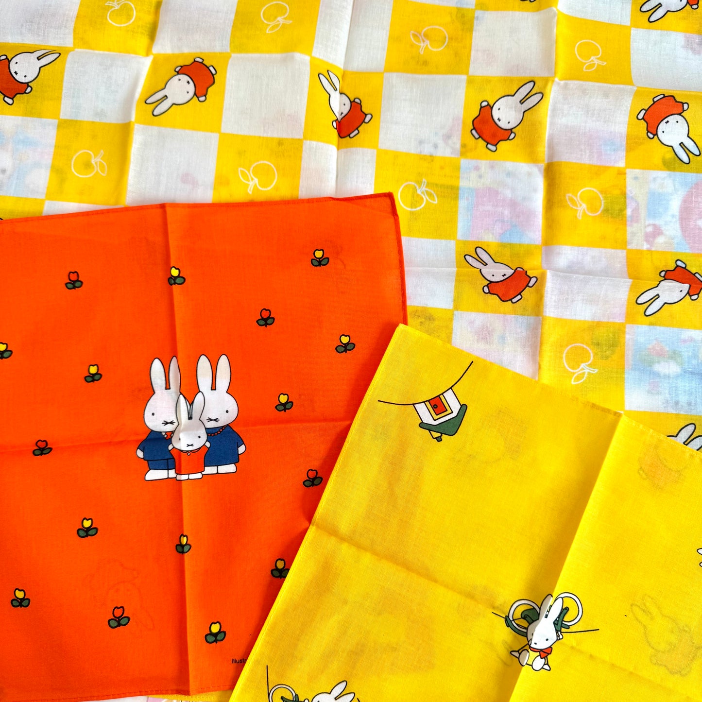 Retro Miffy ♡ Handkerchief Set of 3