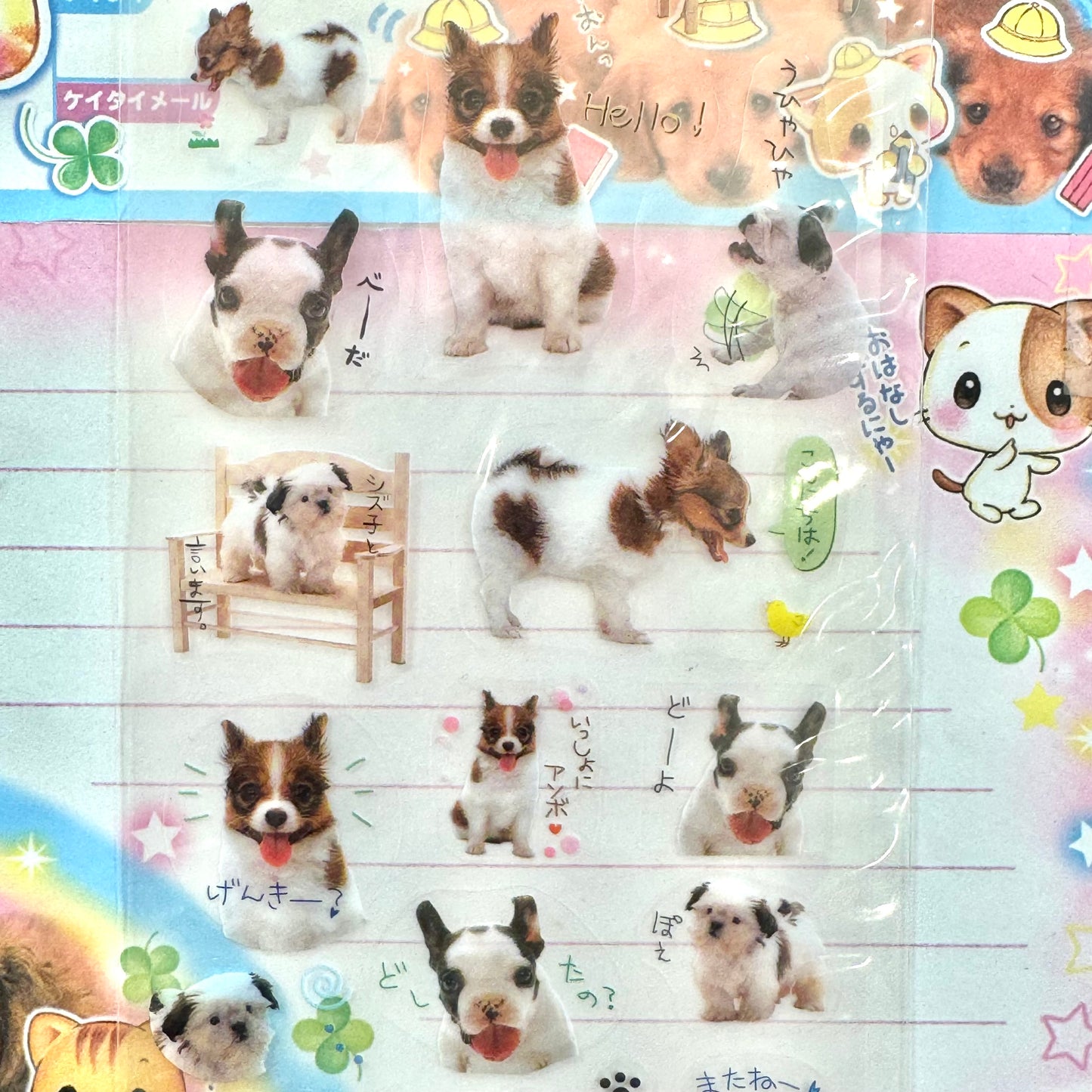 Dog Seal Collection Clear Sticker Sheet