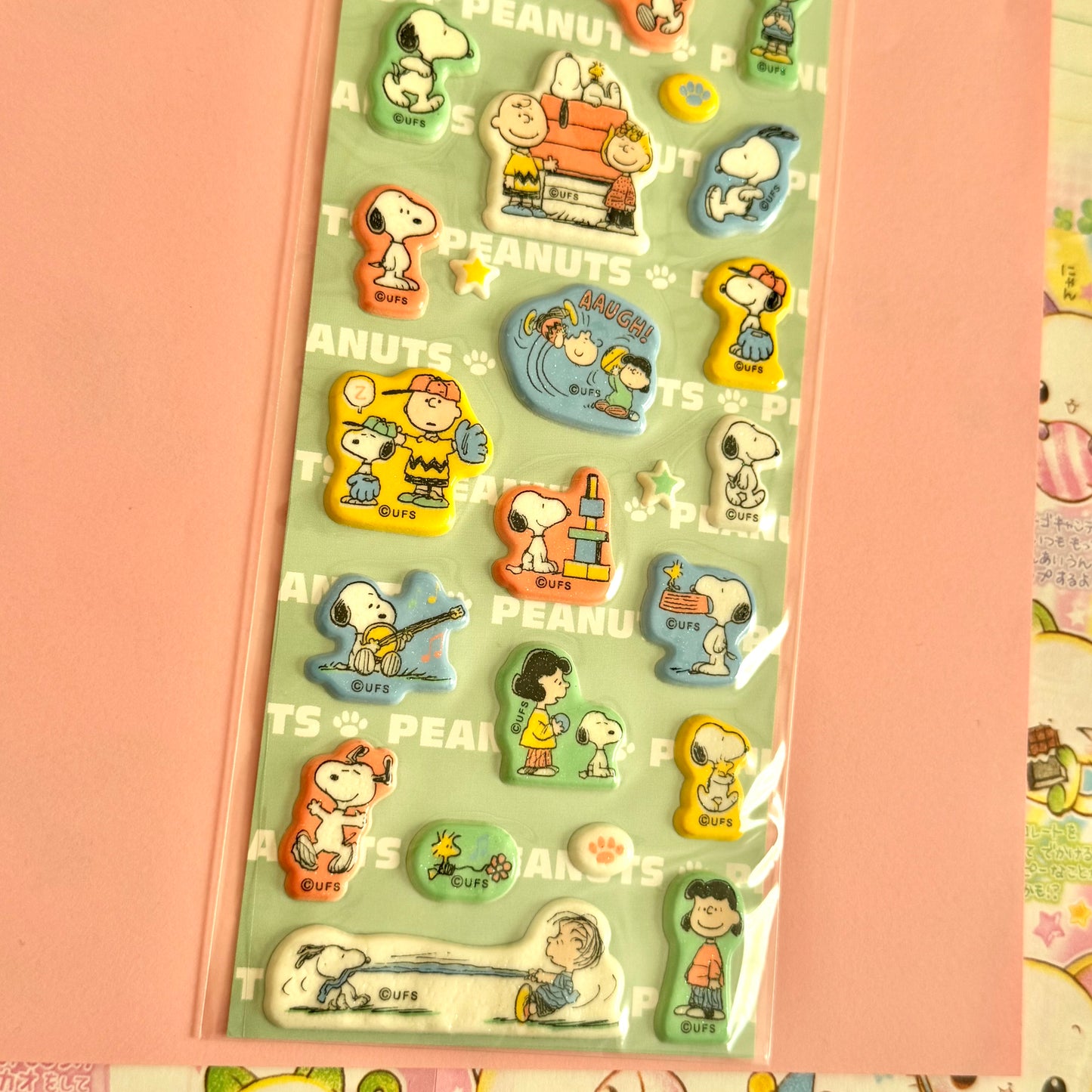 Snoopy ♡ Shiny & Chewy Sticker Sheet