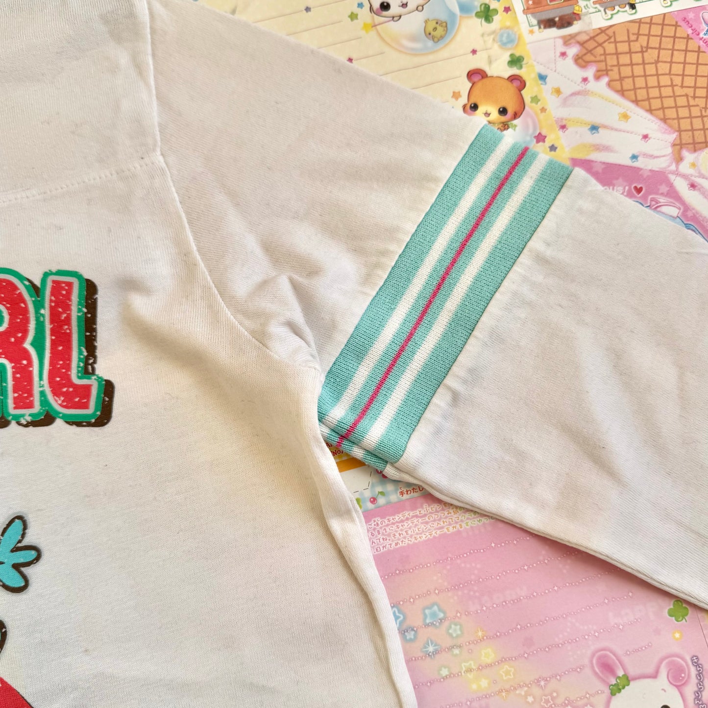 Angel Blue ♡ Apple Girl Long-Sleeve T-Shirt