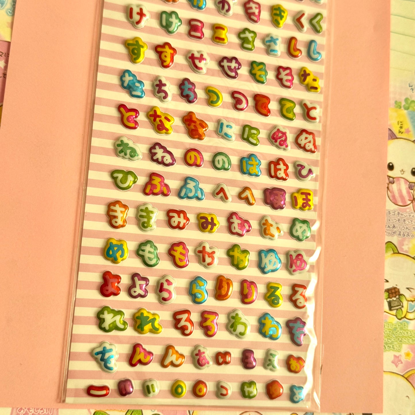 Crux Seals ♡ Alphabet Clear Sticker Sheet