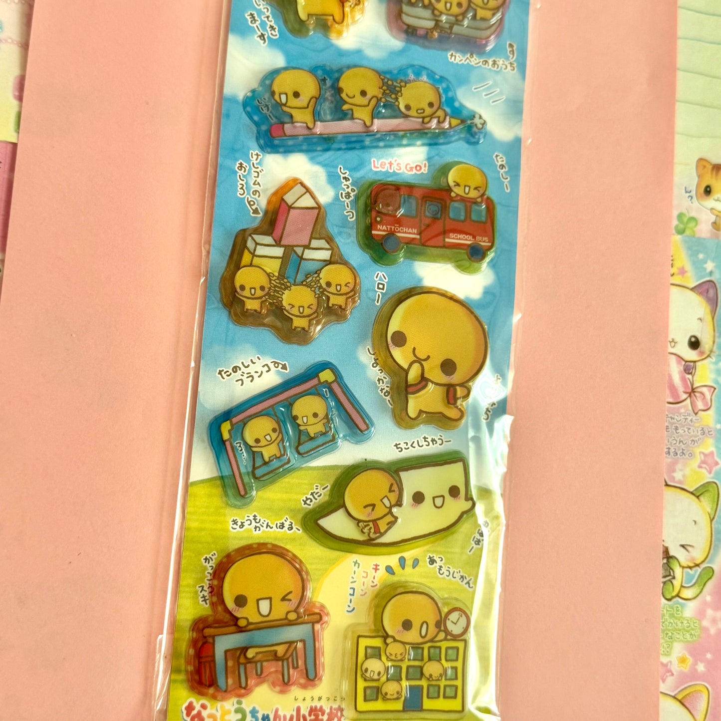 Crux Seals ♡ Natto-chan Shaker Sticker Sheet