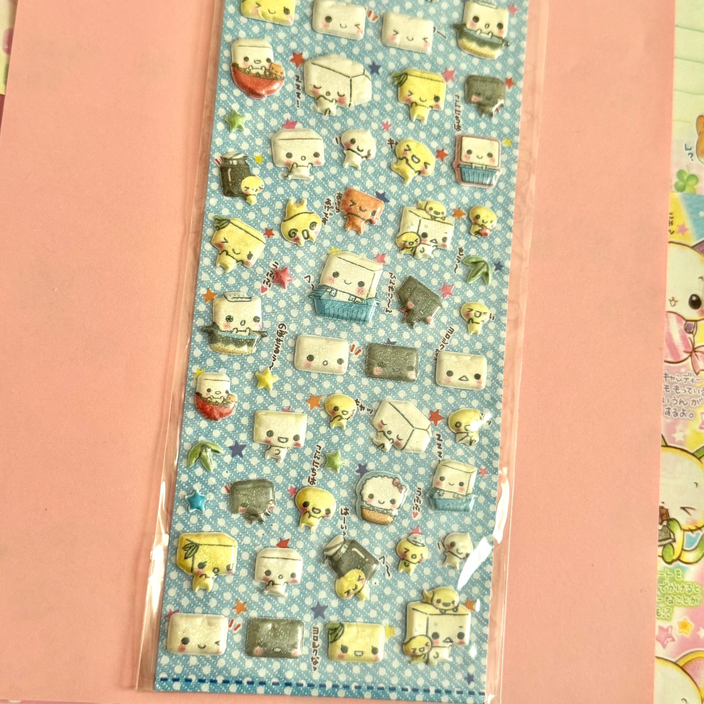Q-Lia Seals ♡ Tofu Mochi Mochi Sticker Sheet