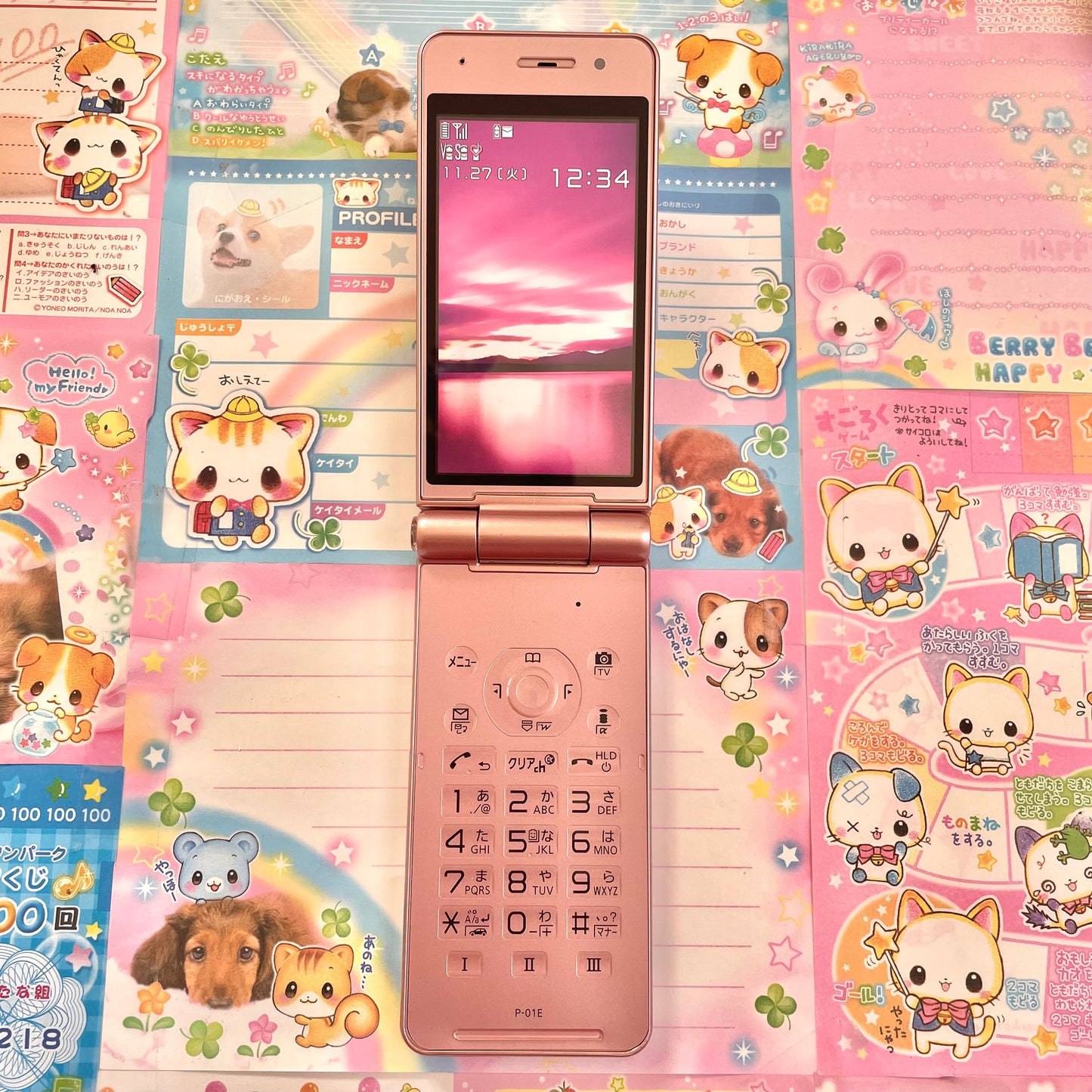 Prototype Flip Phone in Rose Gold