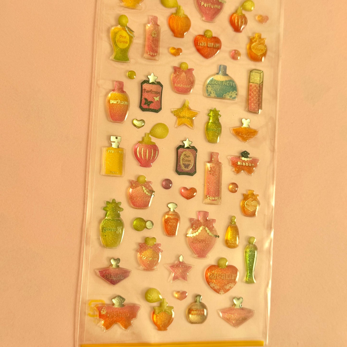 Mind Wave Seals ♡ Perfume Clear Sticker Sheet