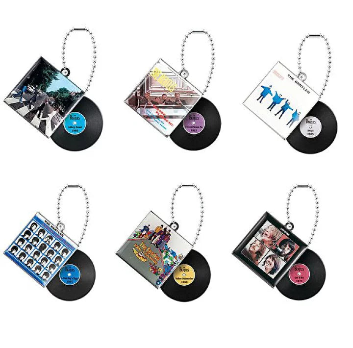 ★Gacha★ The Beatles Die Cast Record Charm