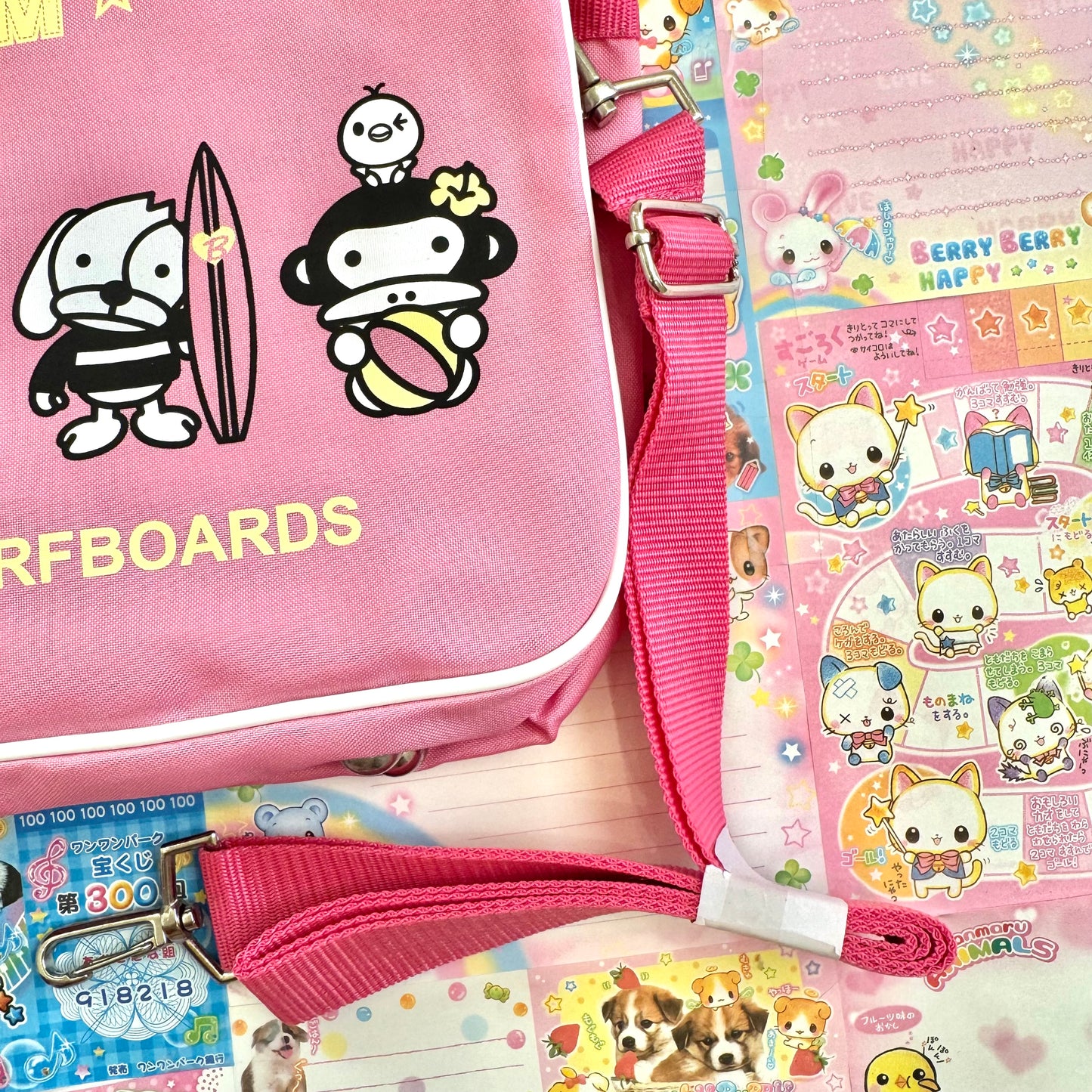 Blue Cross Girls Surf Team Crossbody Bag