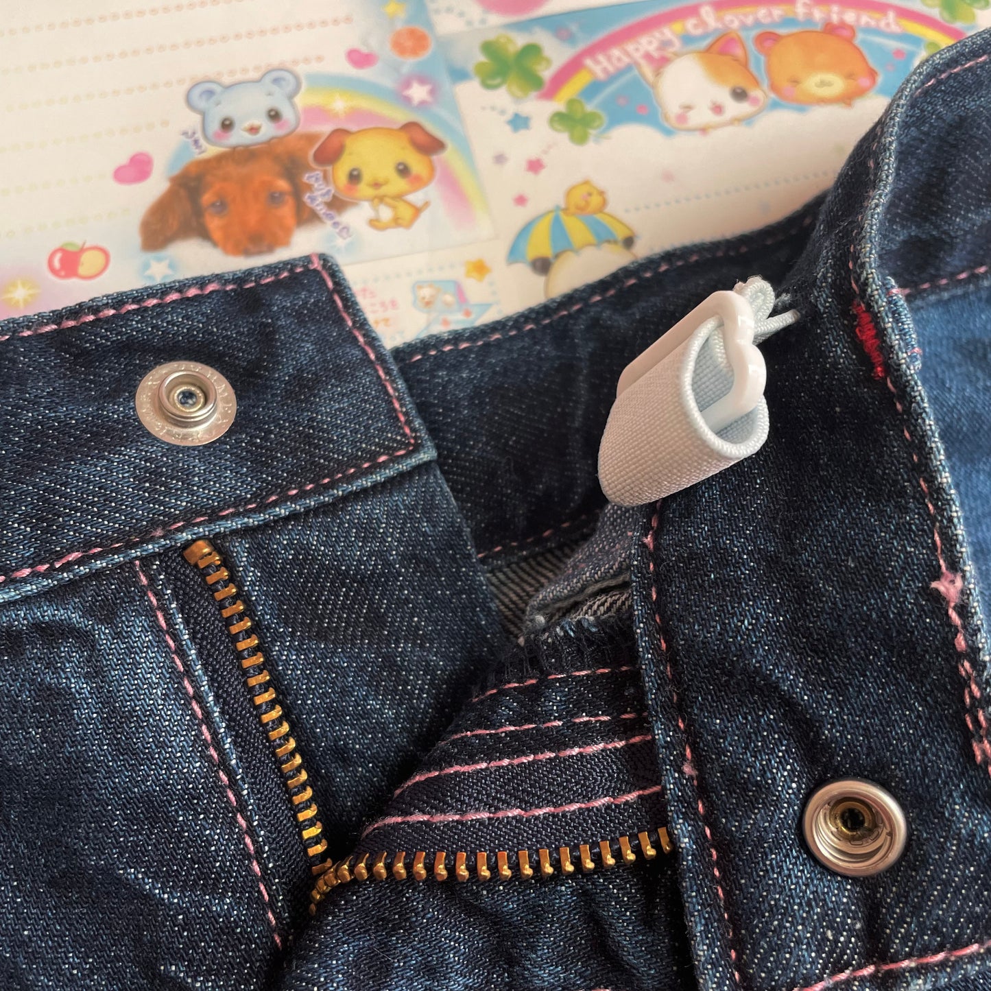 Angel Blue Denim Mini Skirt
