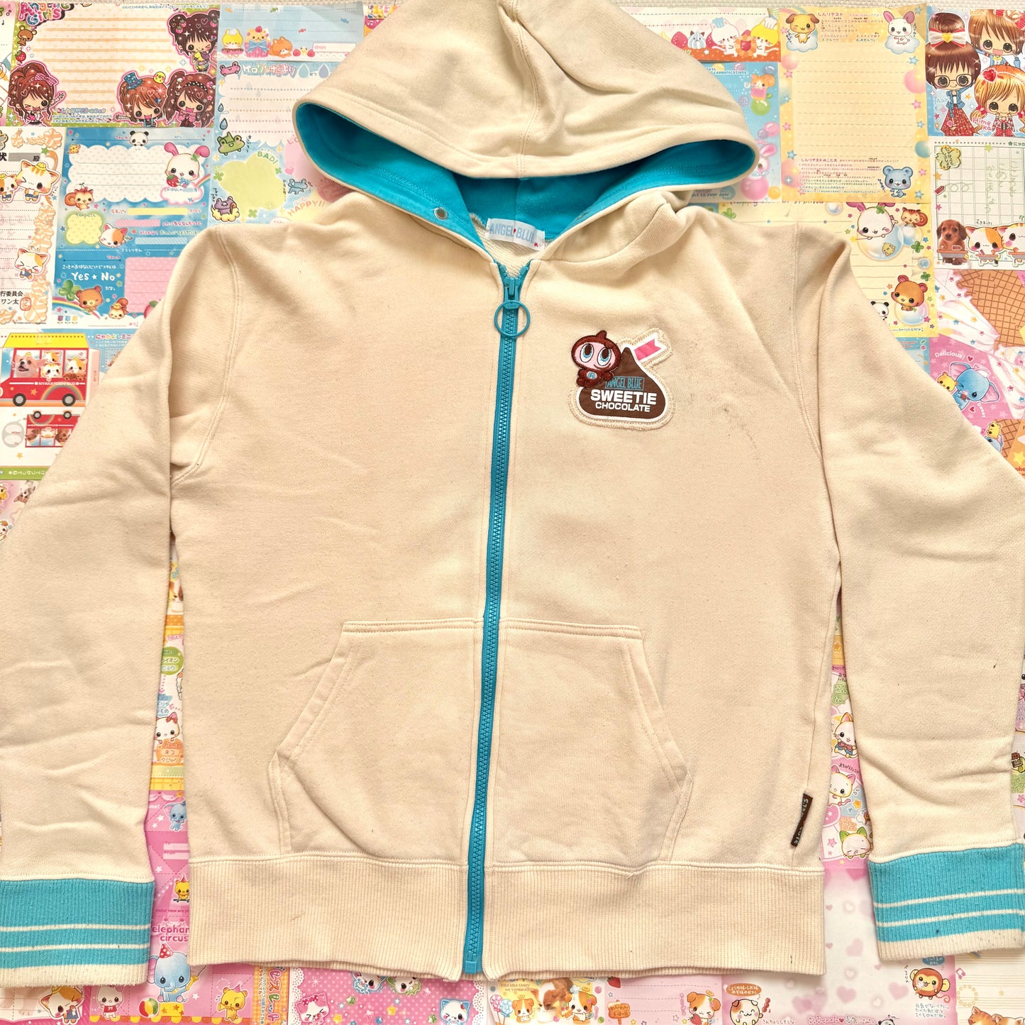 Angel Blue ♡ Angel Kiss SWEETIE CHOCOLATE Zip-Up Hoodie