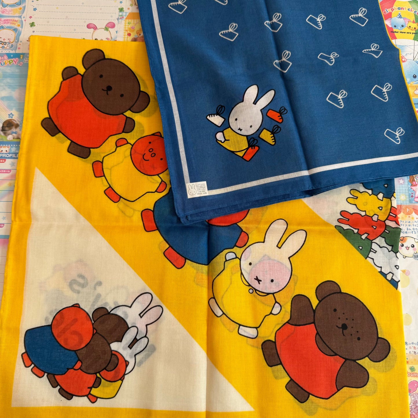 Retro Miffy ♡ Handkerchief Set of 2