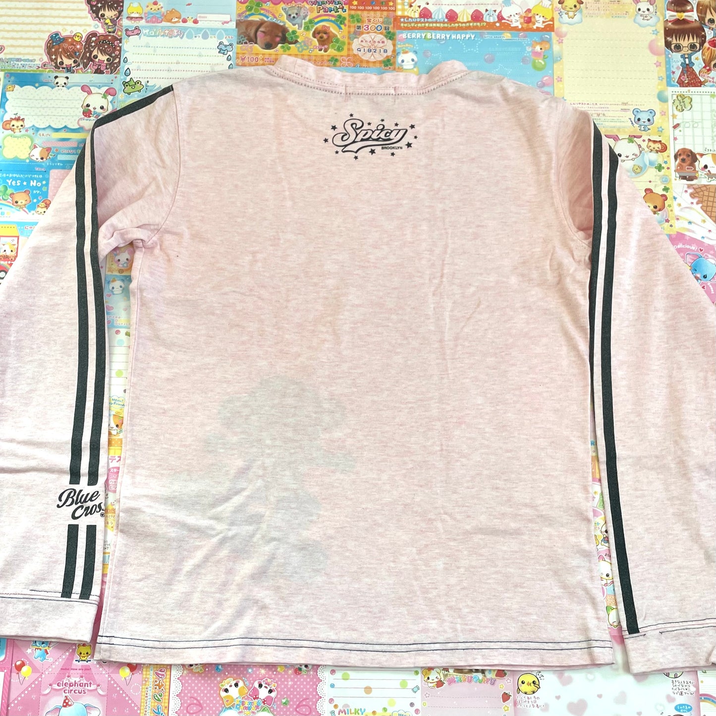 Blue♥︎Cross Girls - Pink Long-sleeve T-shirt