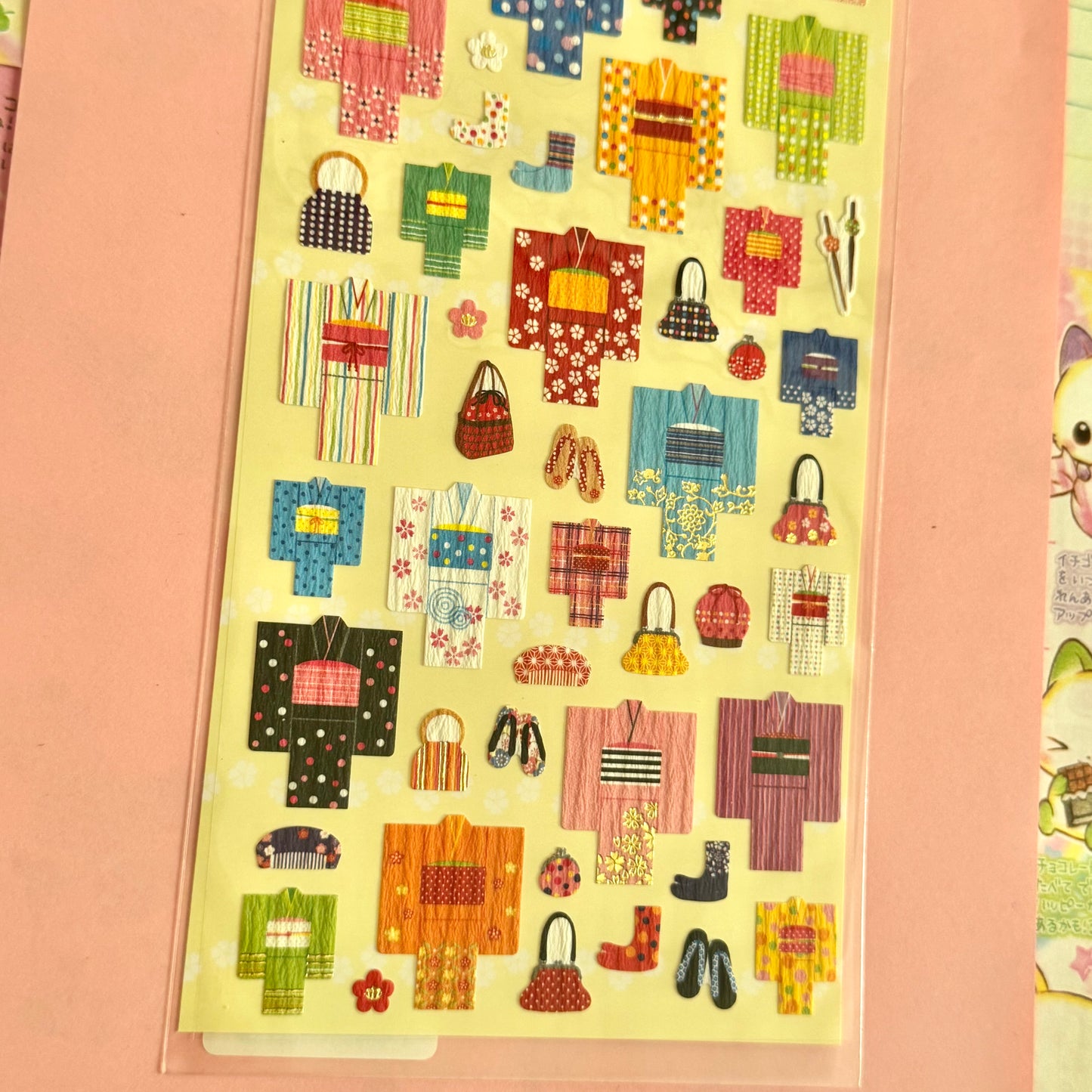 Mind Wave Seals ♡ Yukata Japanese Paper Sticker Sheet