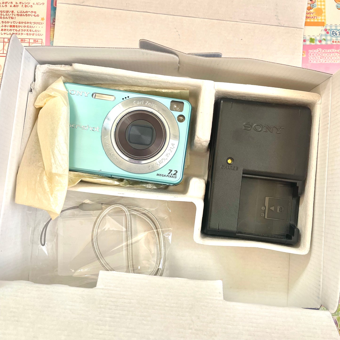 Sony Cybershot DSC-W120 Digital Camera in Blue