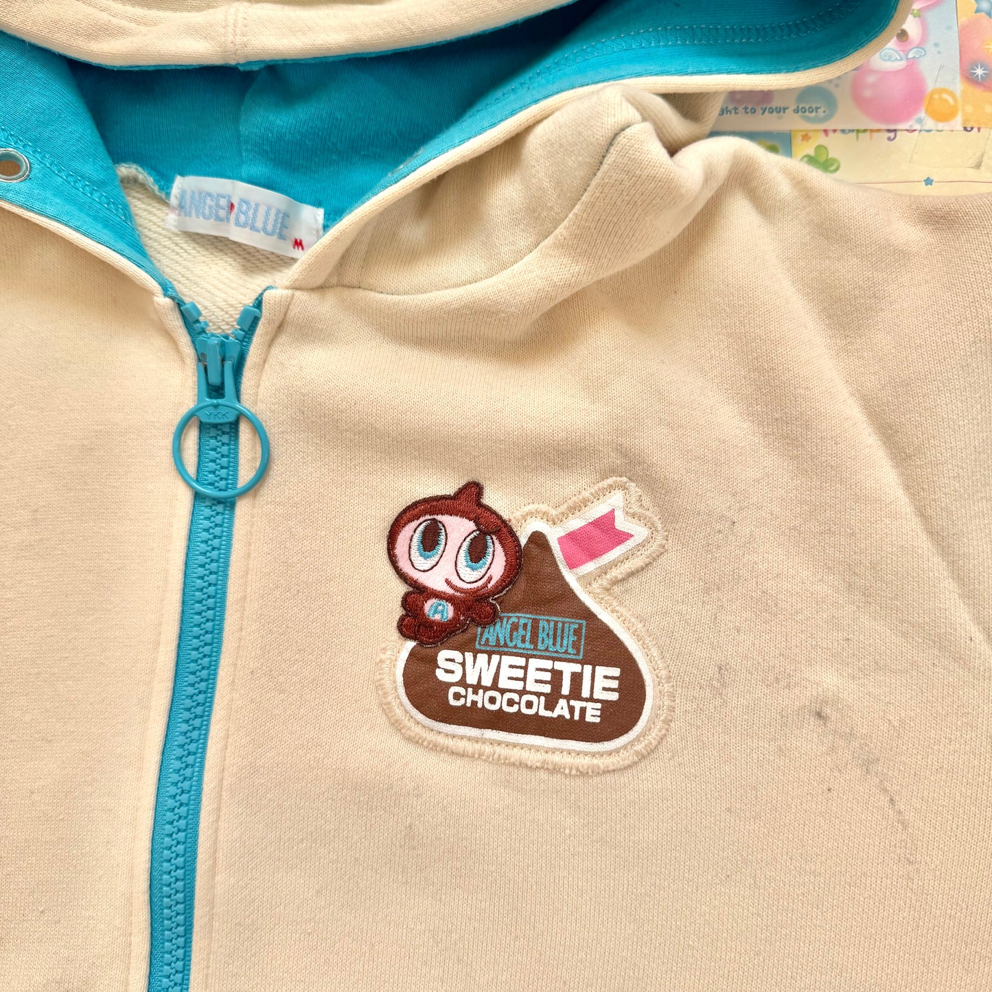 Angel Blue ♡ Angel Kiss SWEETIE CHOCOLATE Zip-Up Hoodie