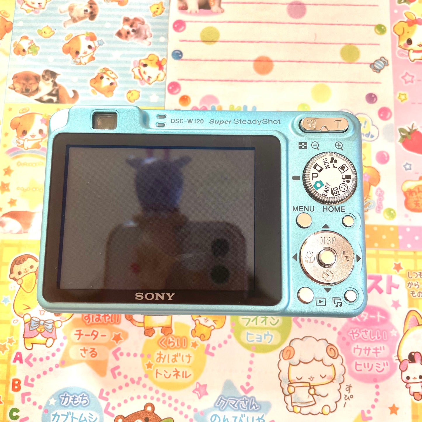 Sony Cybershot DSC-W120 Digital Camera in Blue