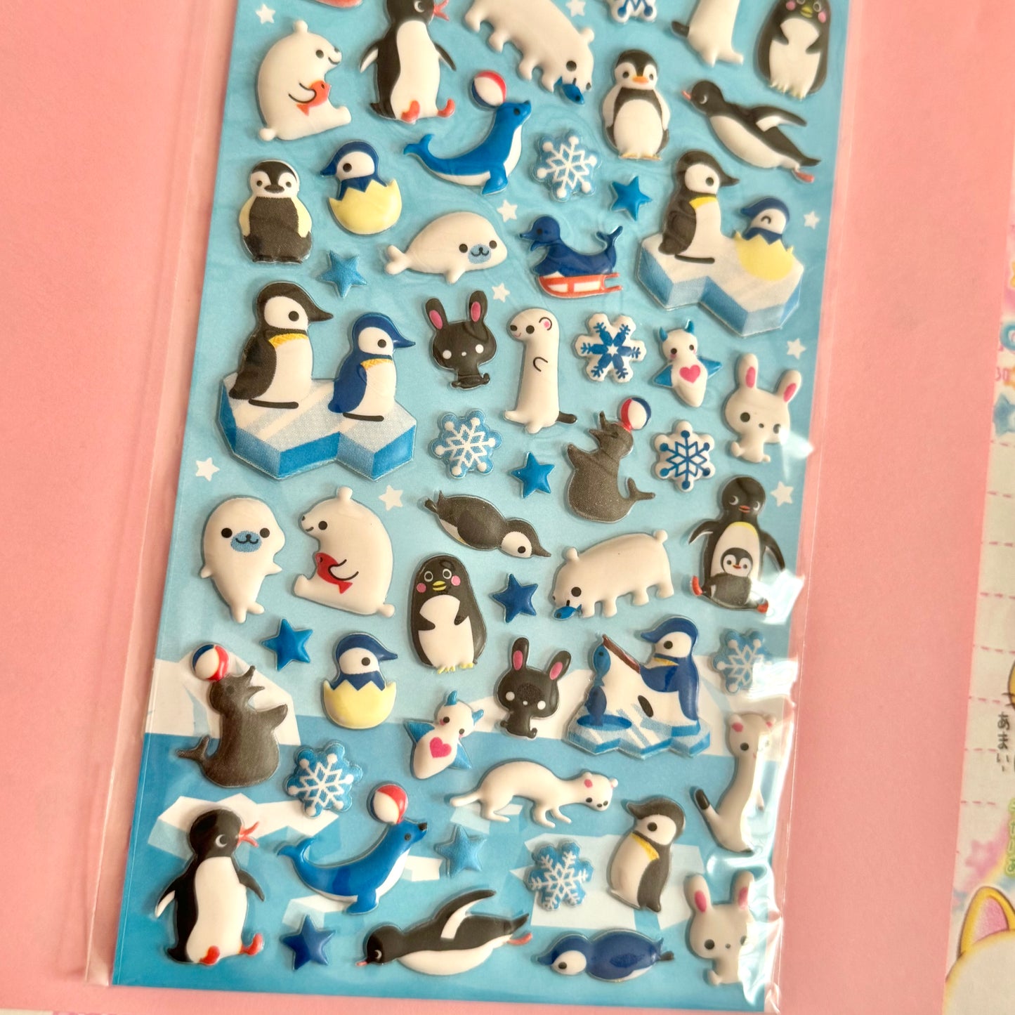Q-Lia Seals ♡ Cutie Collection Animals Mochi Mochi Sticker Sheet