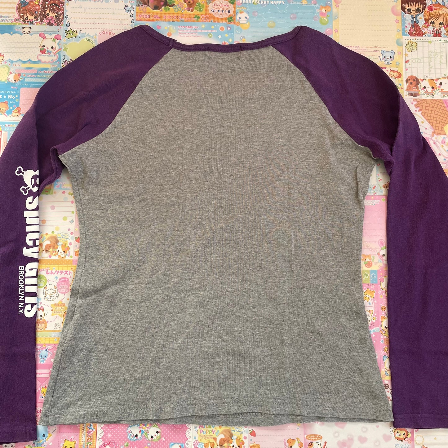 Blue♥︎Cross Girls Spicy Label - Not Sweet, Be Cool! Long Sleeve Shirt