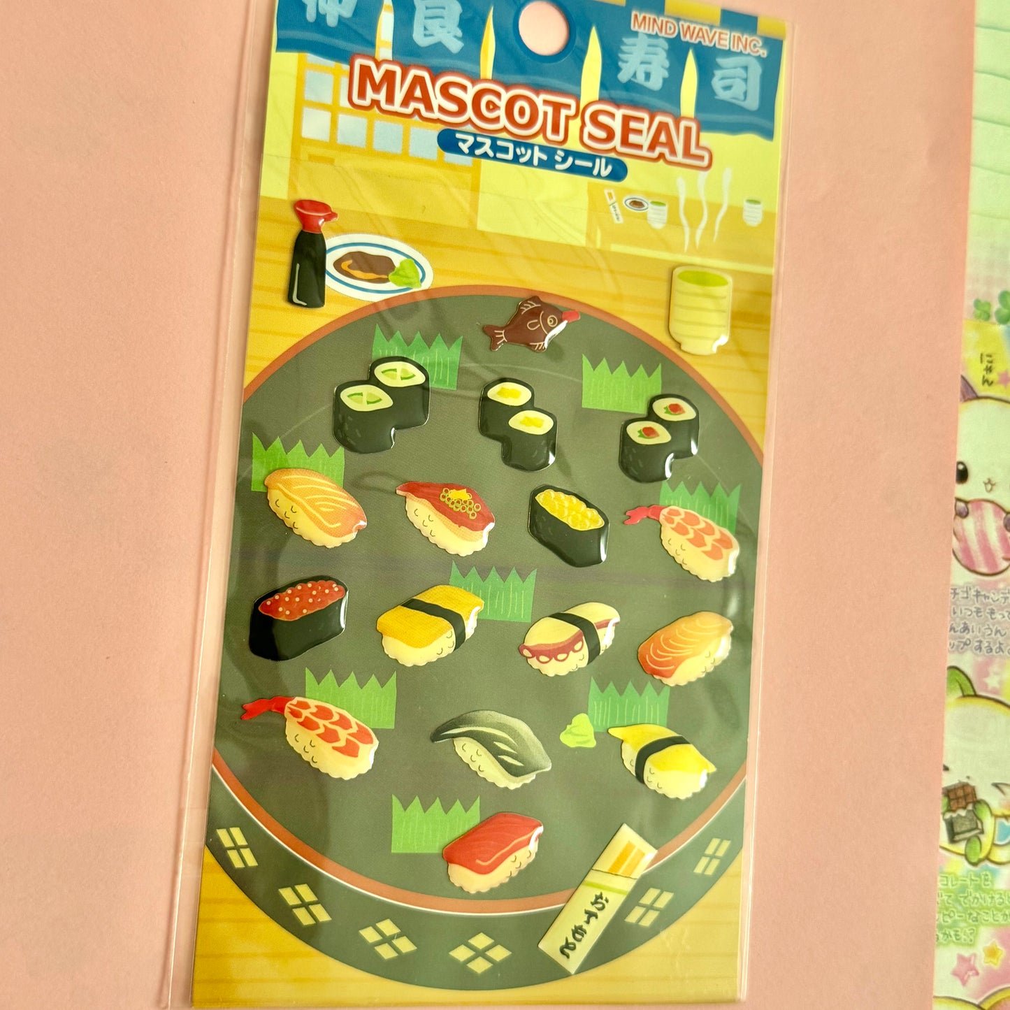 Mind Wave Seals ♡ Sushi Sticker Sheet