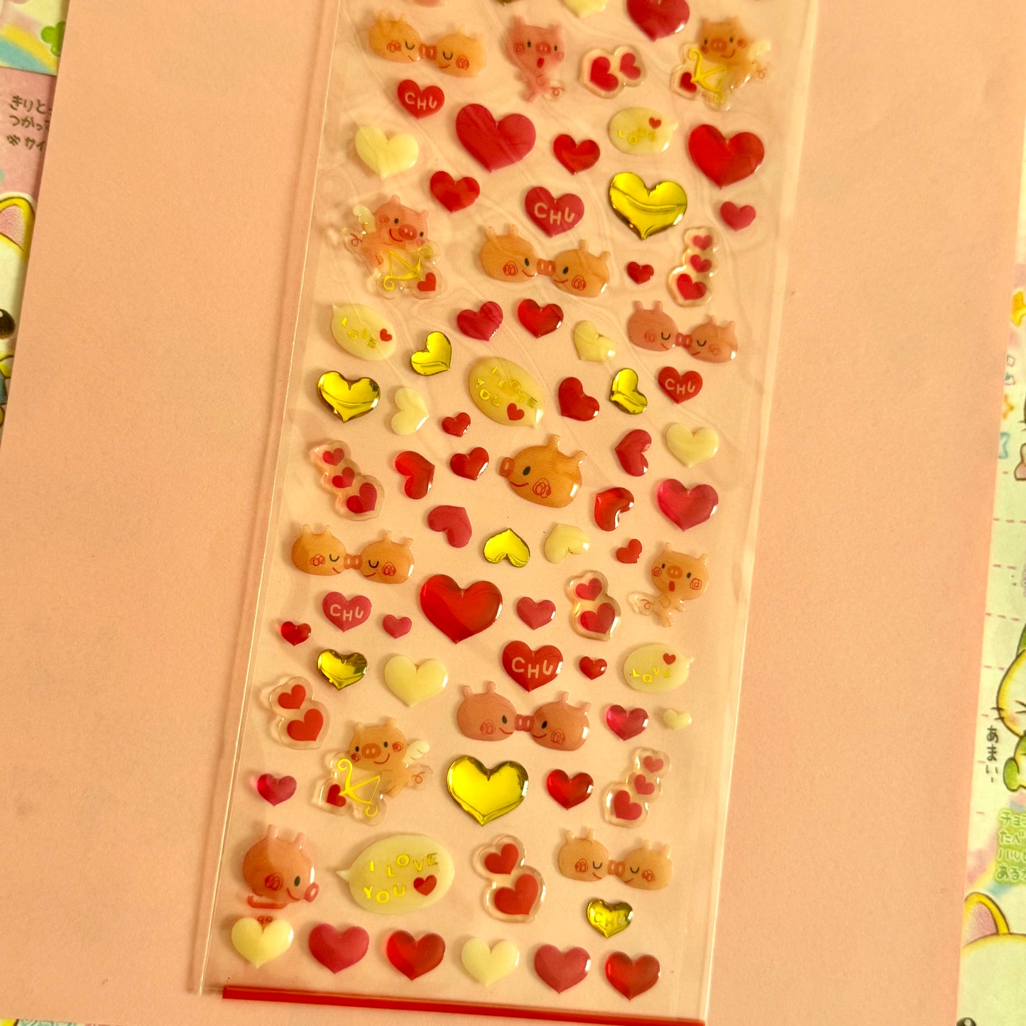 Mind Wave Seals ♡ Chu Clear Sticker Sheet