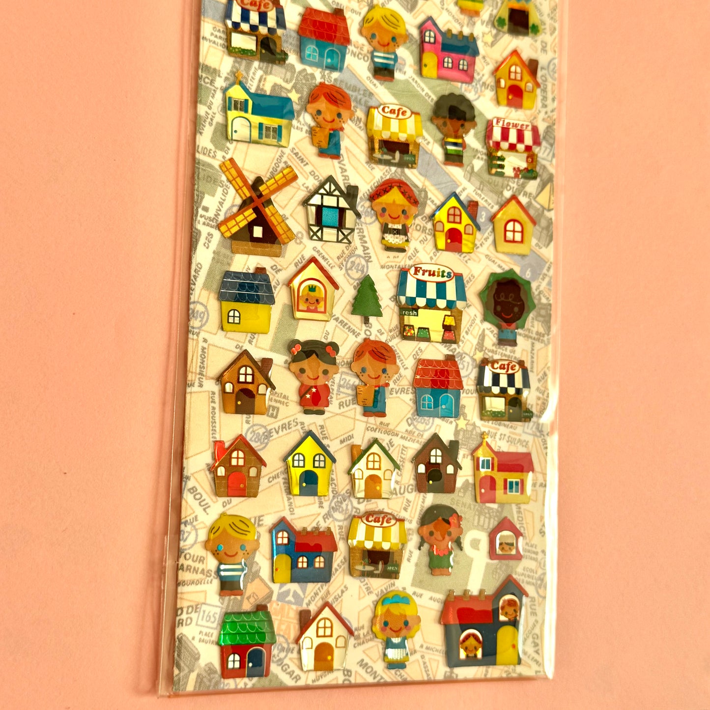 Q-Lia Seals ♡ Simple Cutie Collection Gumi Sticker Sheet