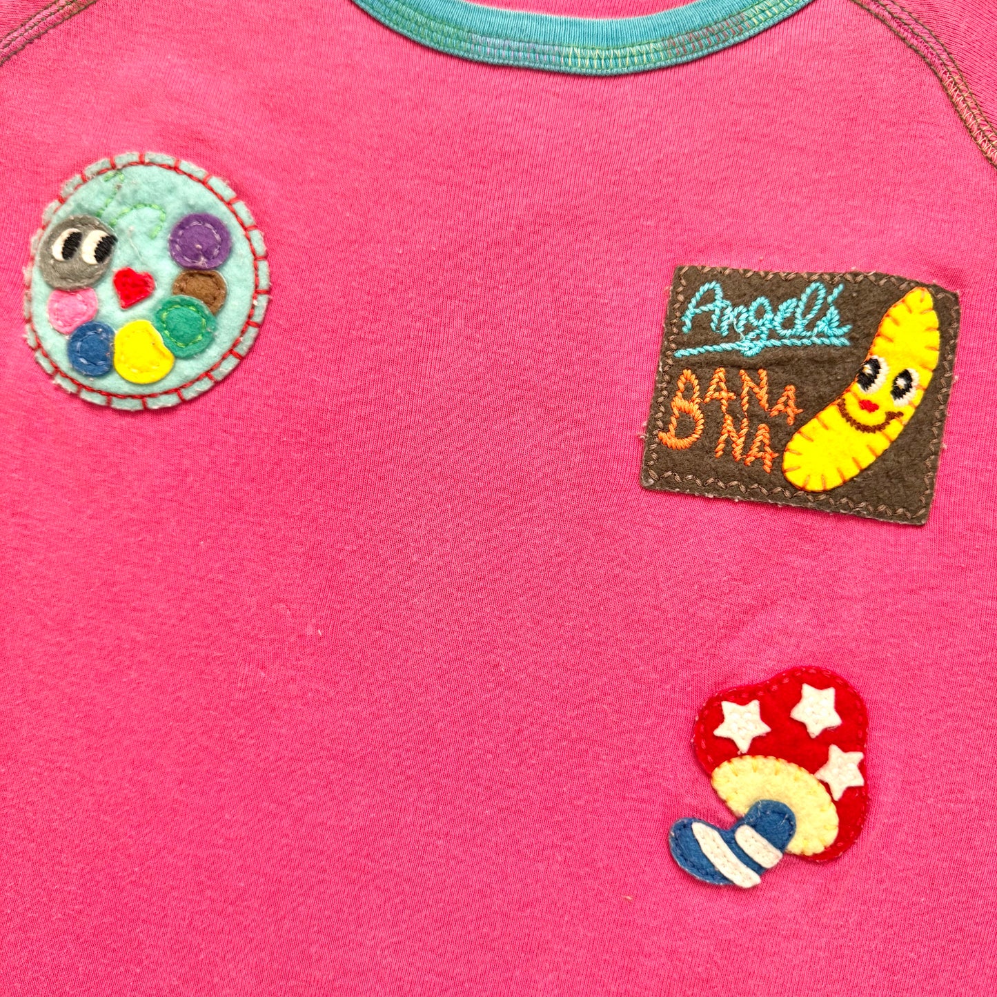 Angel Blue ♡ Patches Long-Sleeve T-Shirt