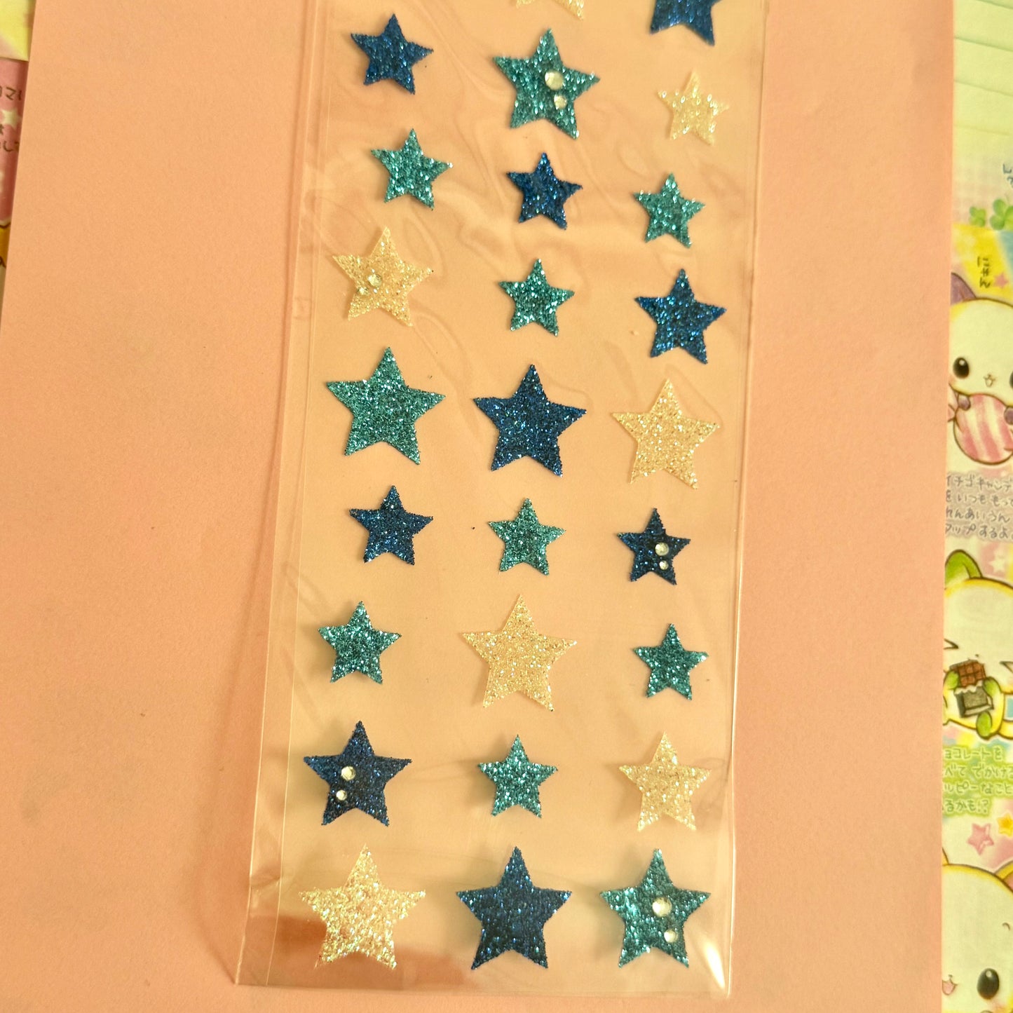 Mind Wave Seals ♡ Star Clear Sticker Sheet