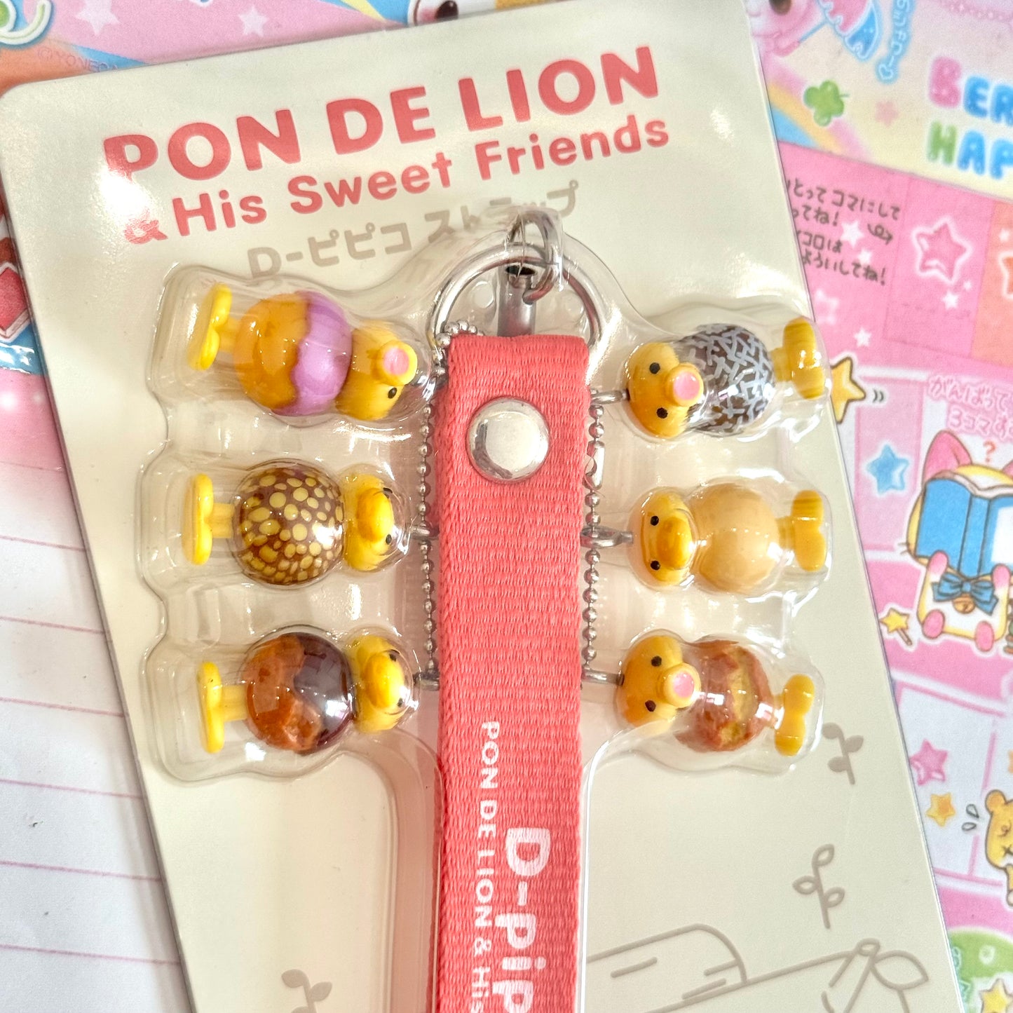 Pon De Lion & His Sweet Friends Keychain
