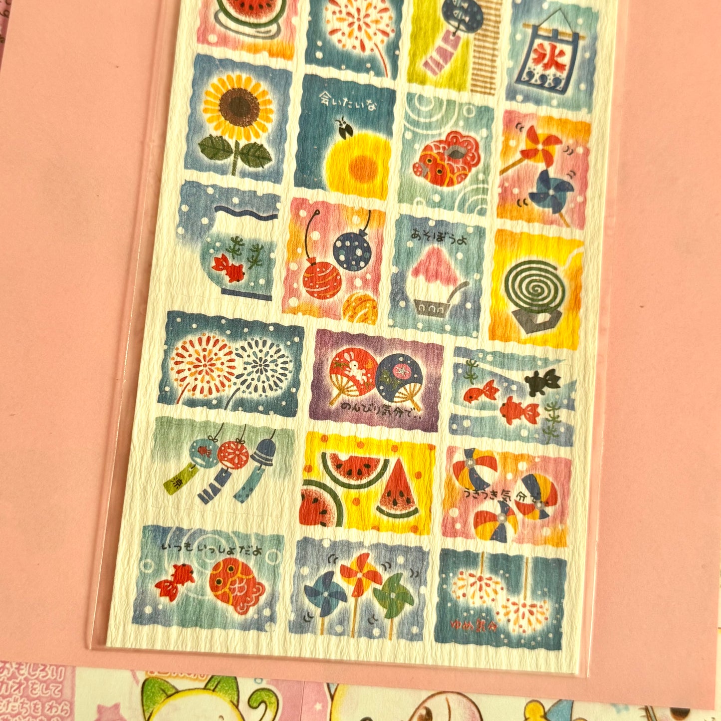 KAMIO JAPAN Seals ♡ Summer Stamp Sticker Sheet