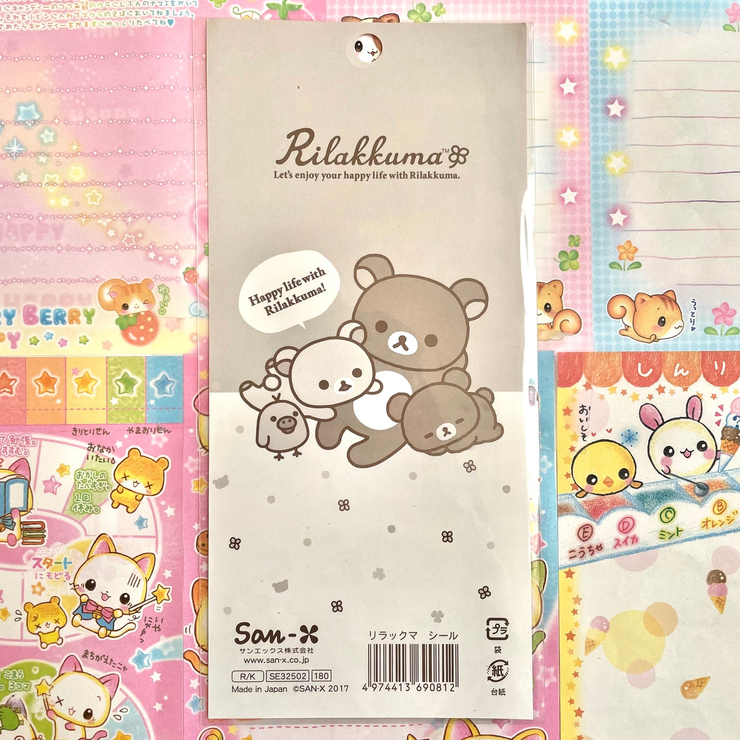 Rilakkuma Happy Life Sticker Sheet