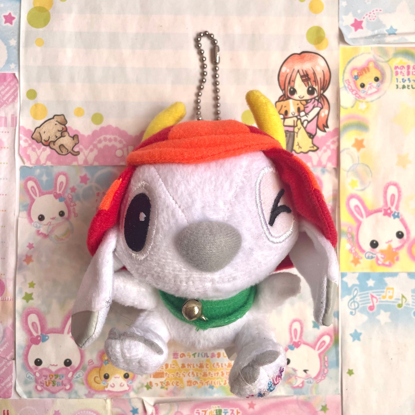 Lilo & Stitch White Mascot Keychain