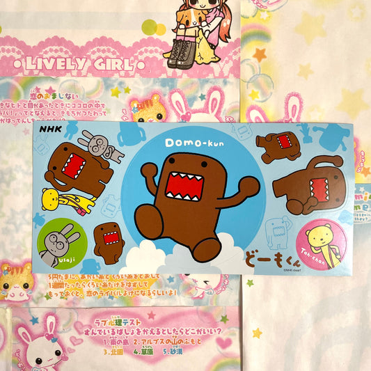 Domo Kun Sticker Sheet