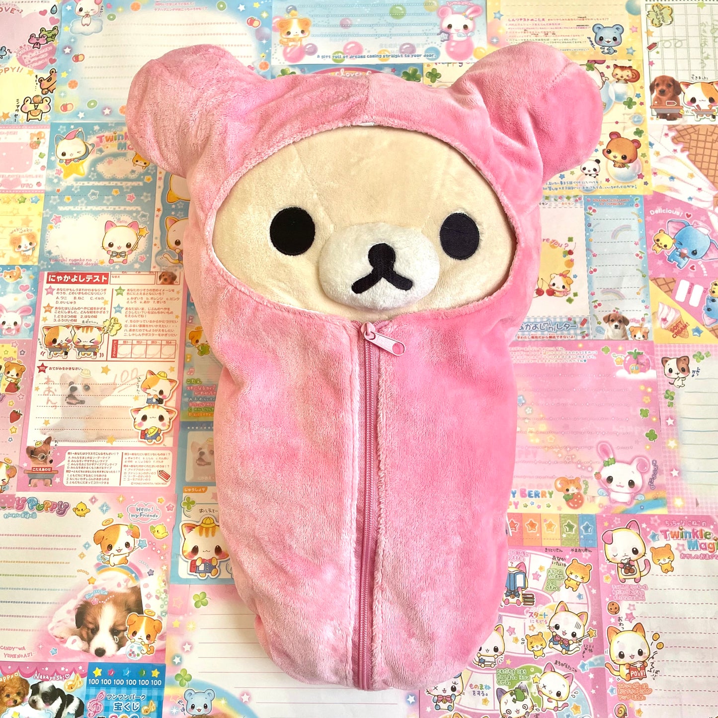 Korilakkuma in Reversible Sleeping Bag Plush