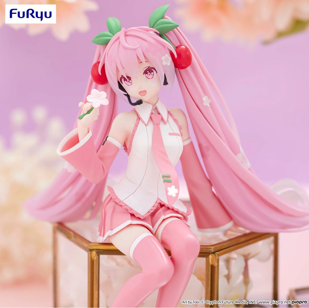 Hatsune Miku Sakura Miku 2024 Noodle Stopper Figure