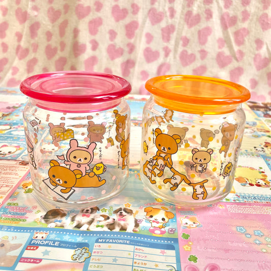 Rilakkuma Glass Containers