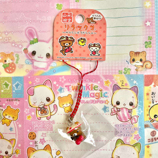 Rilakkuma ~Lazy with Cherries~ Strap