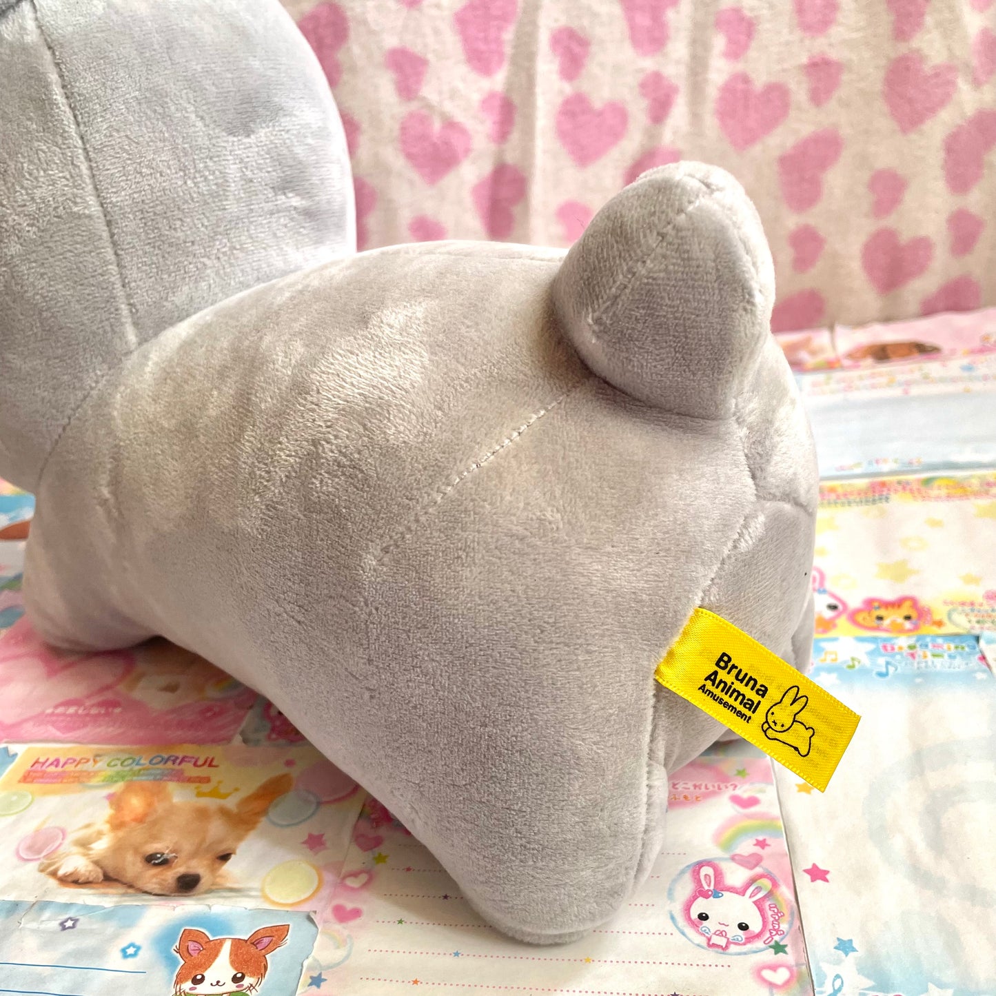 Bruna Animal Grey Rabbit Plush