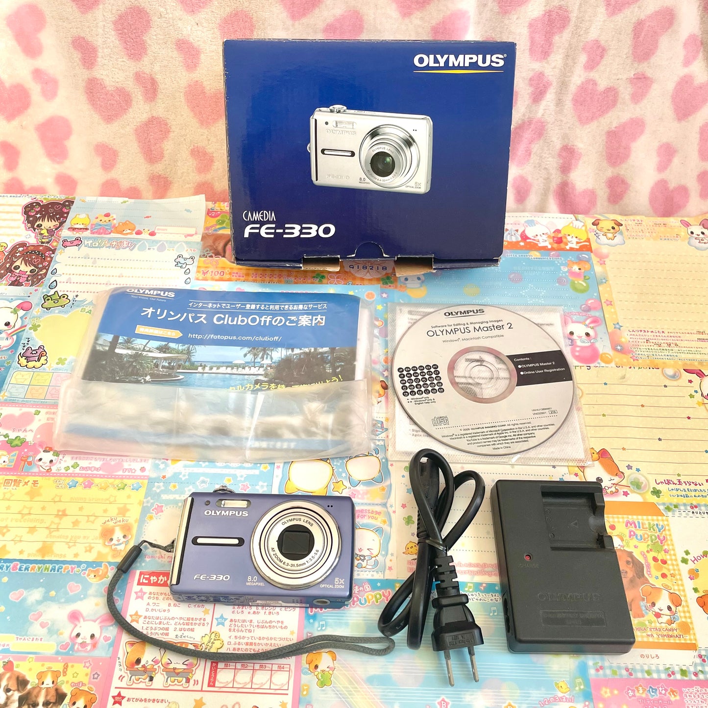 OLYMPUS Fe-330 Digital Camera in Blue