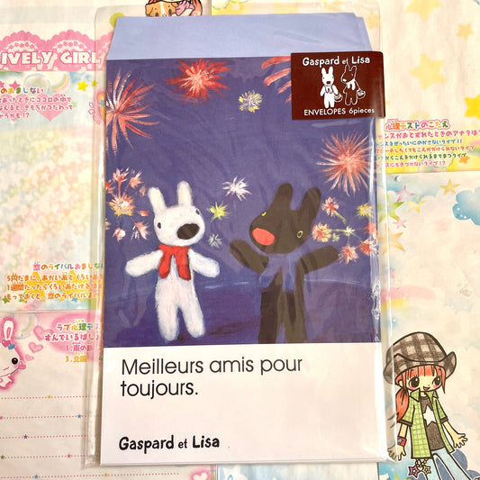 Gaspard et Lisa Best Friends Forever Envelope Set