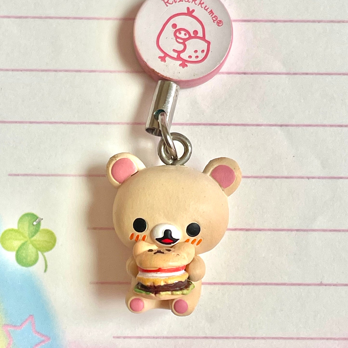 Korilakkuma Hamburger Figure Strap