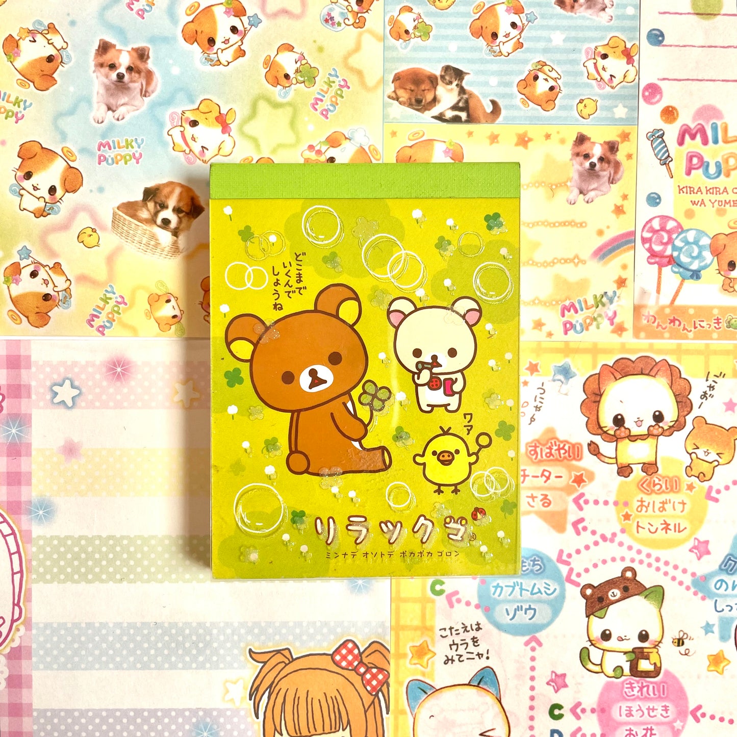 Rilakkuma Clover Memo Pad