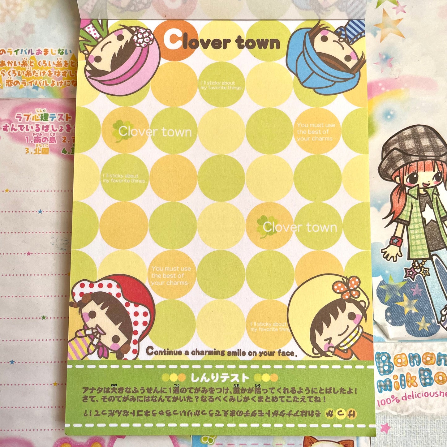 Clover Town Memo Pad