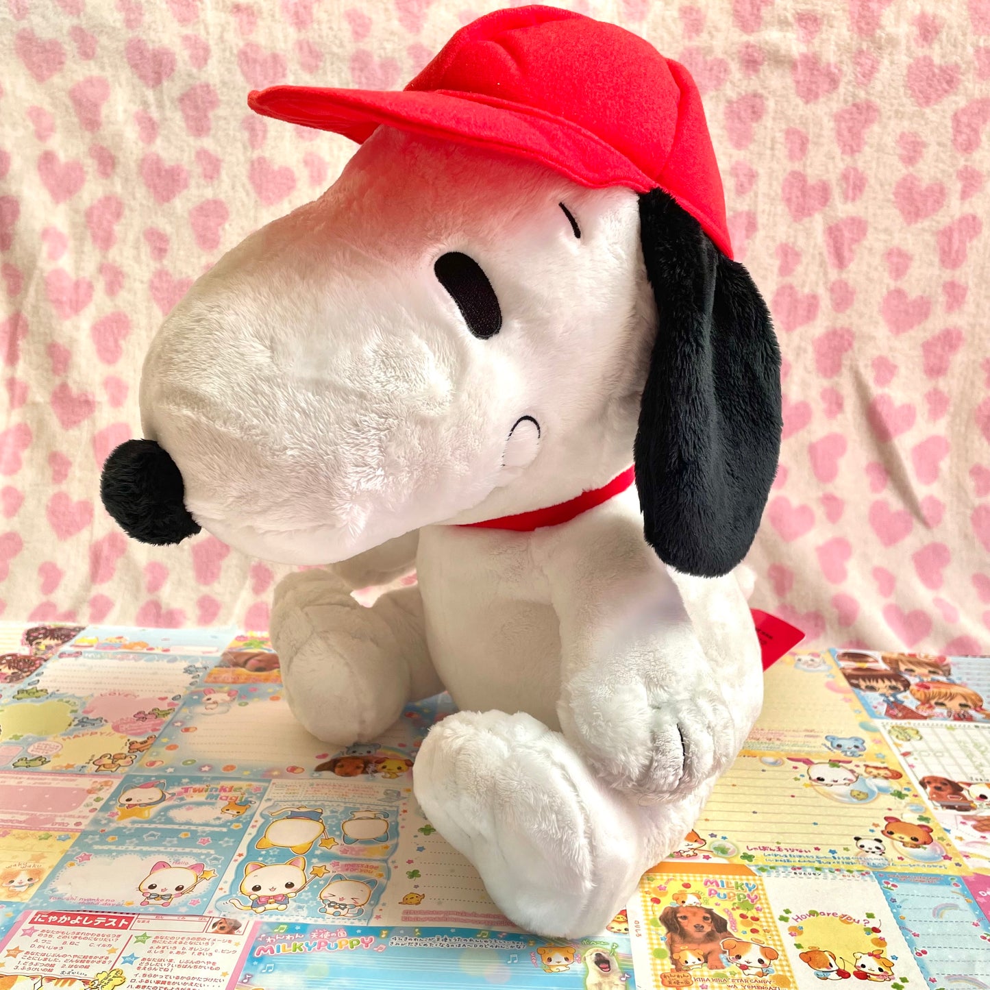 Snoopy Cap Smile Mega Jumbo Plush