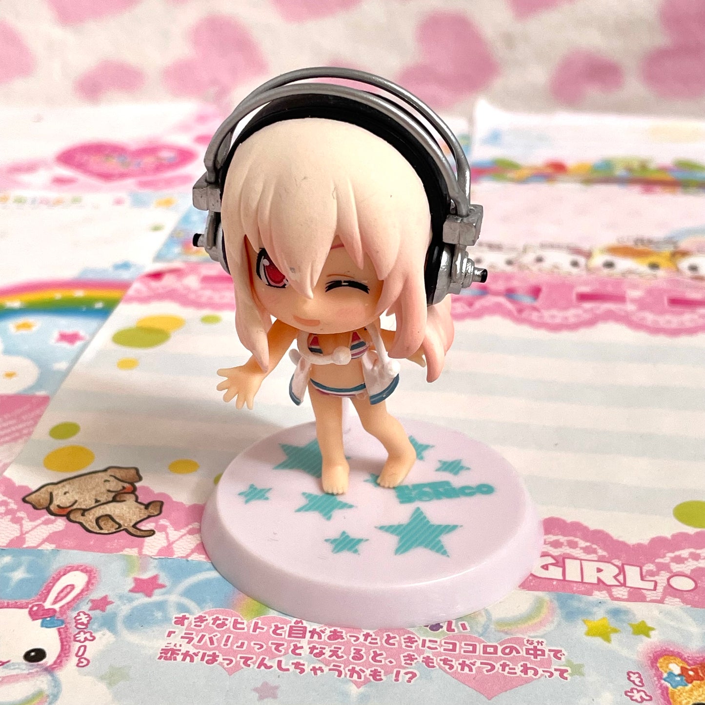 Super Sonico Chibi Kyun Chara Swimsuit Figure